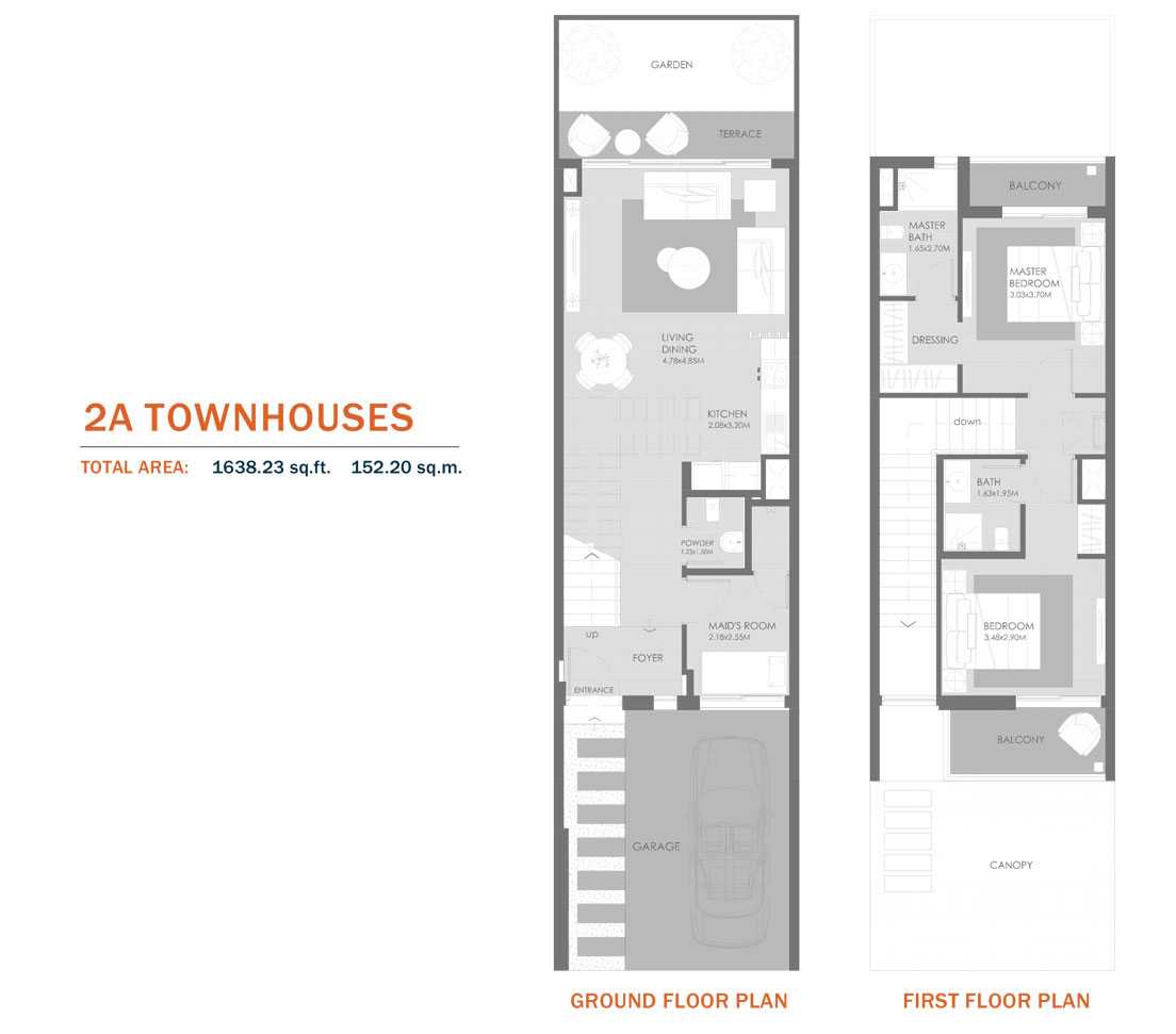 2A Townhouses,Size 1638.23 Sq.ft